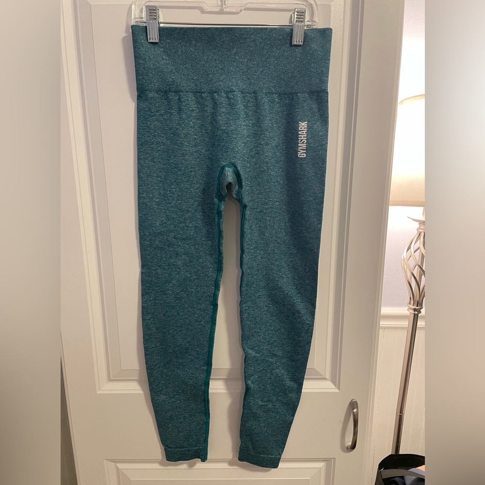 Gymshark Adapt Seamless Leggings Women’s Small Teal High Waist Workout Yoga Gym